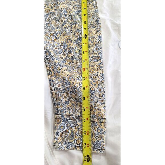 Rafter C Paisley Pearl Snap Mens Western Cowboy Collection Shirt Size M - Picture 8 of 9